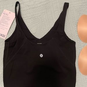 DUPE Lululemon Align Crop Tank Black Size 4
